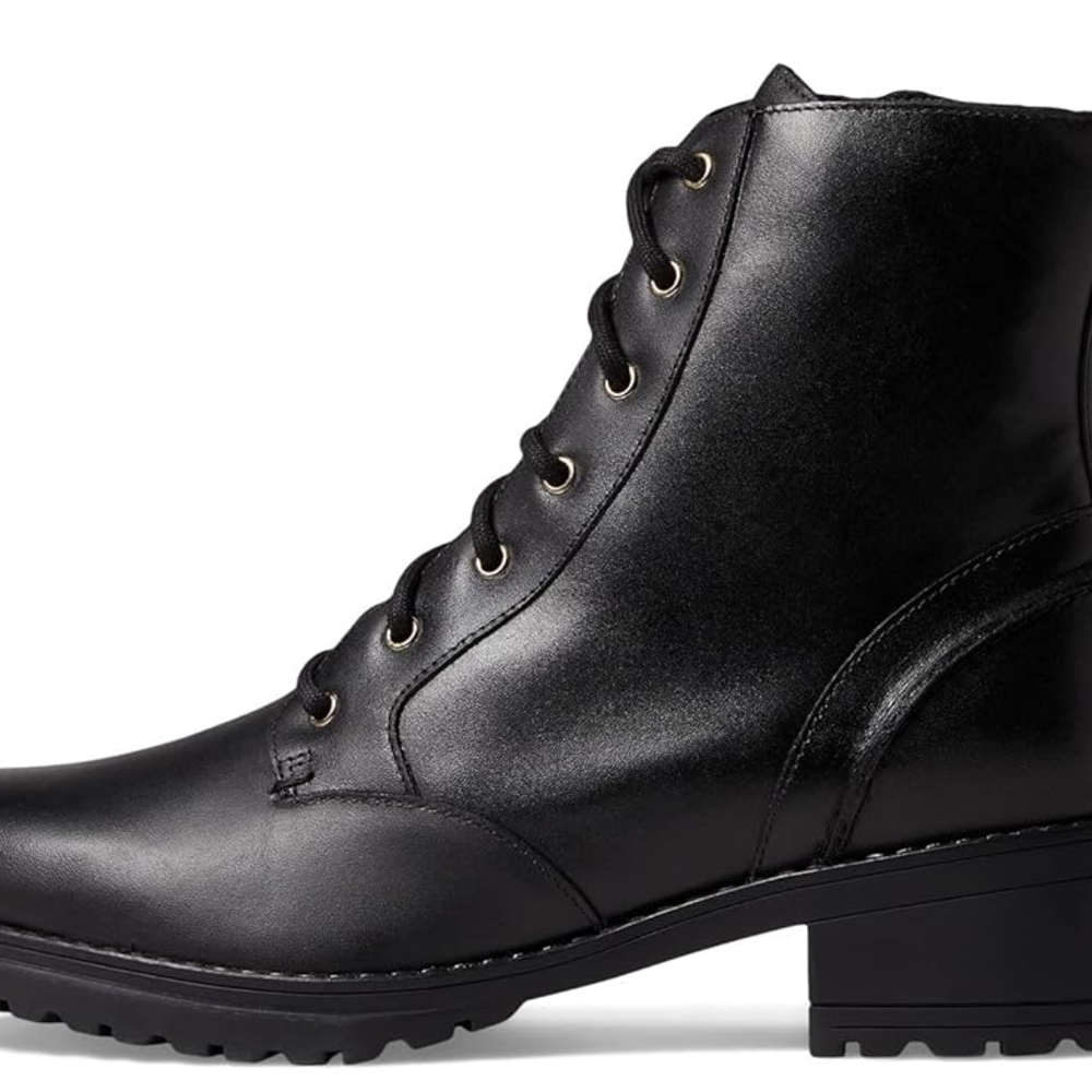 Cole Haan Sleek Black Moto Boots - Picture 3 of 5